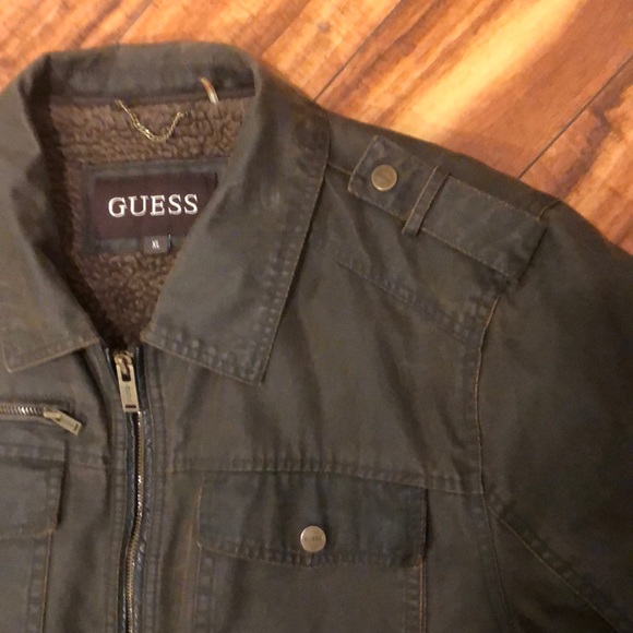 guess army jacket